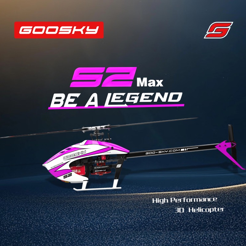 Rc Helicopter Gyro - เฮลิคอปเตอร์บังคับวิทยุ GOOSKY S2 Max รุ่นเครื่องบินจำลอง พร้อมระบบ