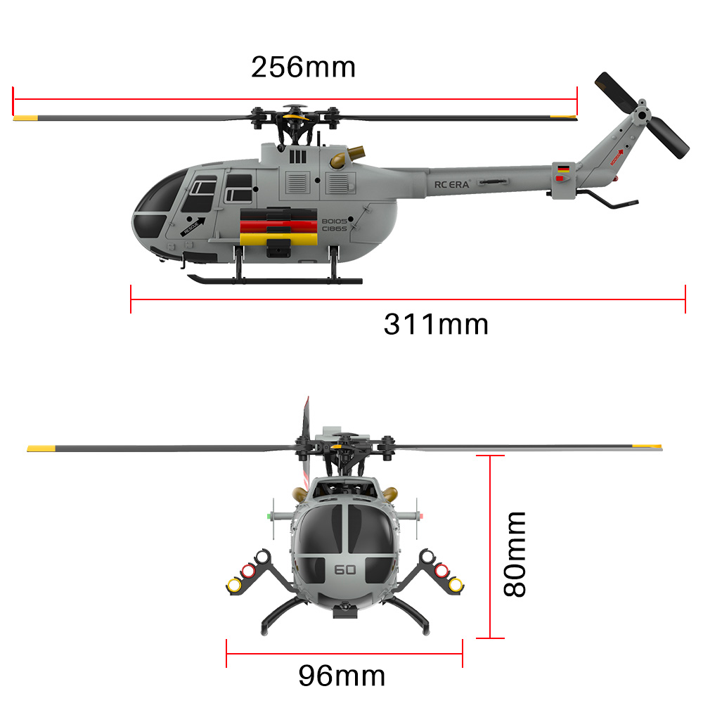 เฮลิคอปเตอร์ RC ERA C186S BO10 - Rc Helicopter Gyro บทวิจารณ์และราคา