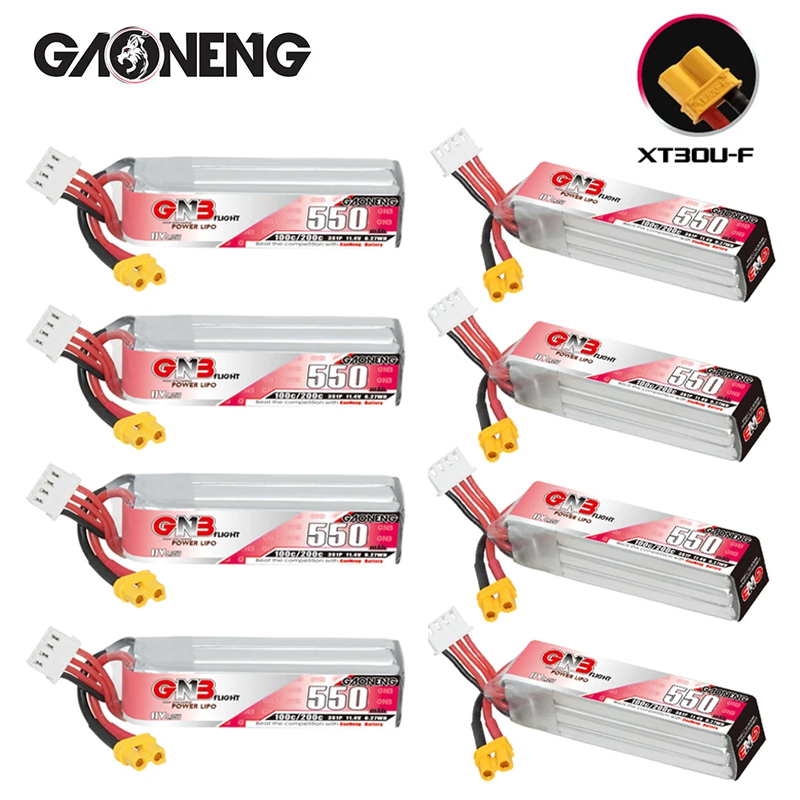 GNB HV 11.4V 550mAh 100C/200C  - Rc Helicopter Parts บทวิจารณ์และราคา