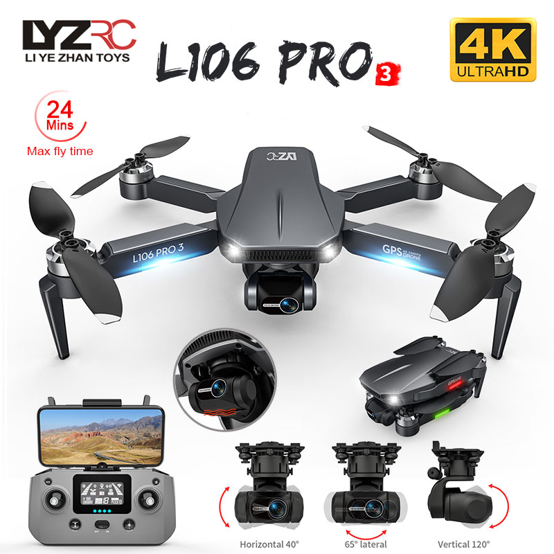 L106 Pro 3 Drone 5G WIFI FPV G - Rc Helicopter Electric บทวิจารณ์และราคา