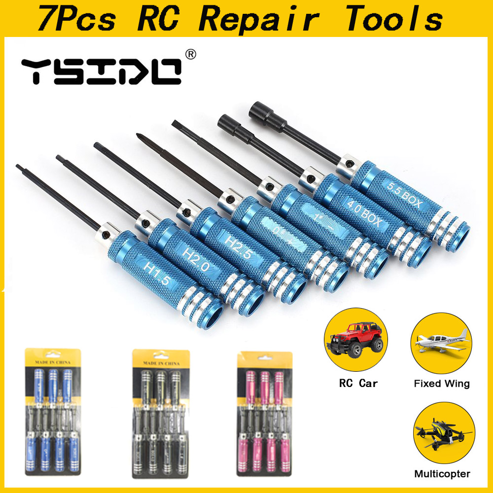 YSIDO 7 ชิ้น 1.5 2.0 2.5 มิลลิ - Rc Helicopter Tool Kit บทวิจารณ์และราคา