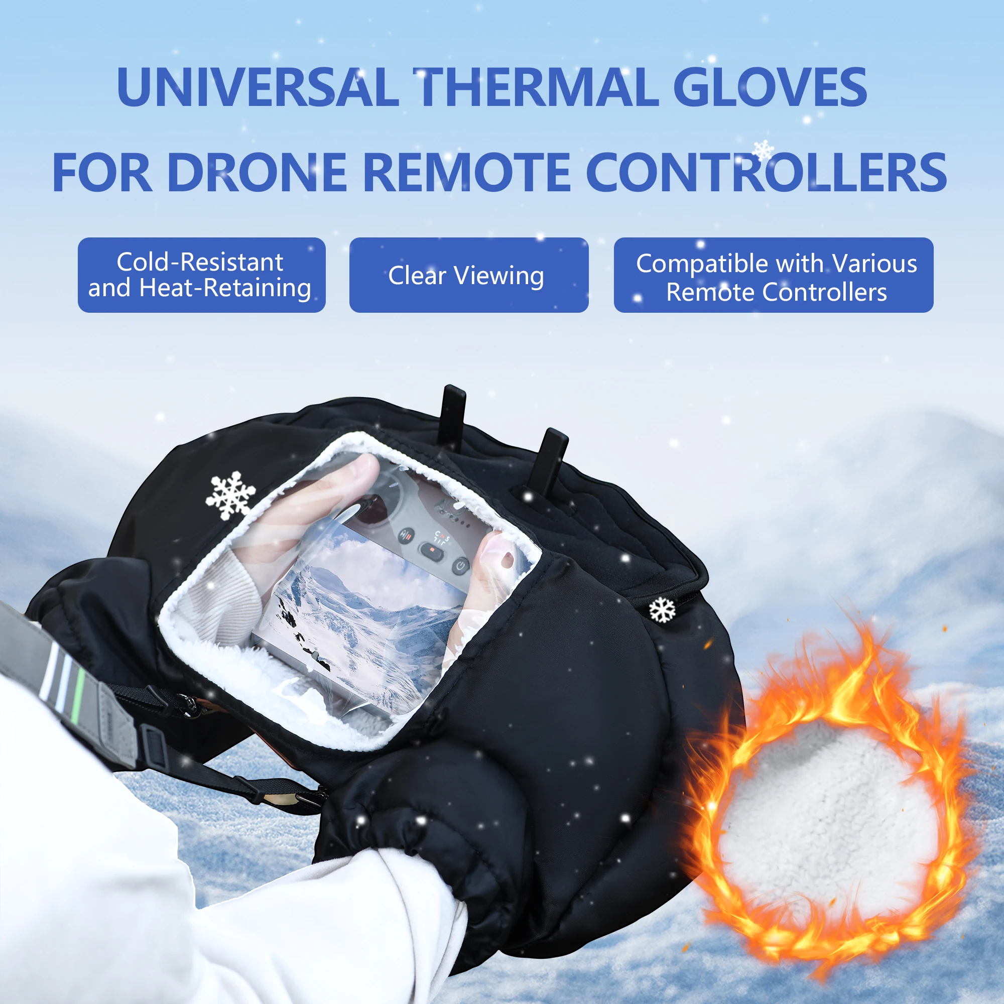 ถุงมือกันหนาวสำหรับนักบินโดรน  - Dji Drone Mini 3 บทวิจารณ์และราคา